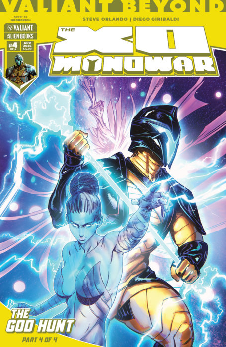 Valiant Beyond: The X-O Manowar #8--The God Hunt #4 Cover A (Noobovich)