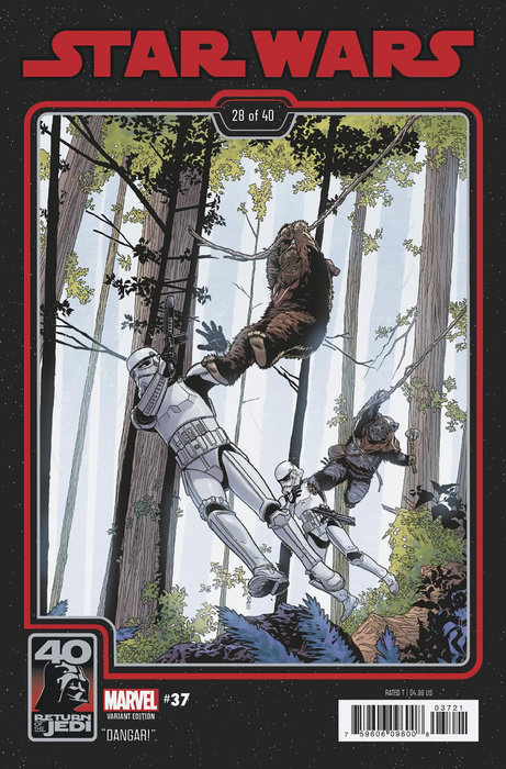STAR WARS 37 CHRIS SPROUSE RETURN OF THE JEDI 40TH ANNIVERSARY VARIANT [DD]