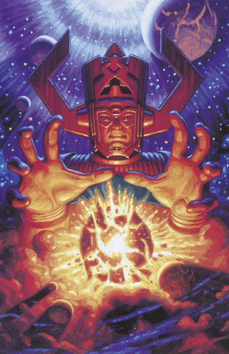 FANTASTIC FOUR 15 GREG AND TIM HILDEBRANDT GALACTUS MARVEL MASTERPIECES III VIRGIN VARIANT