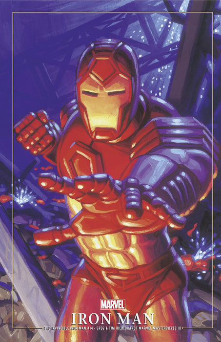 INVINCIBLE IRON MAN 14 GREG AND TIM HILDEBRANDT IRON MAN MARVEL MASTERPIECES III  VARIANT [FHX]