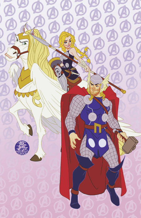 IMMORTAL THOR #20 MARK BROOKS ANIMATED-STYLE VIRGIN VARIANT