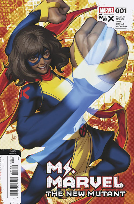 MS. MARVEL: THE NEW MUTANT 1 ARTGERM 2ND PRINTING VARIANT