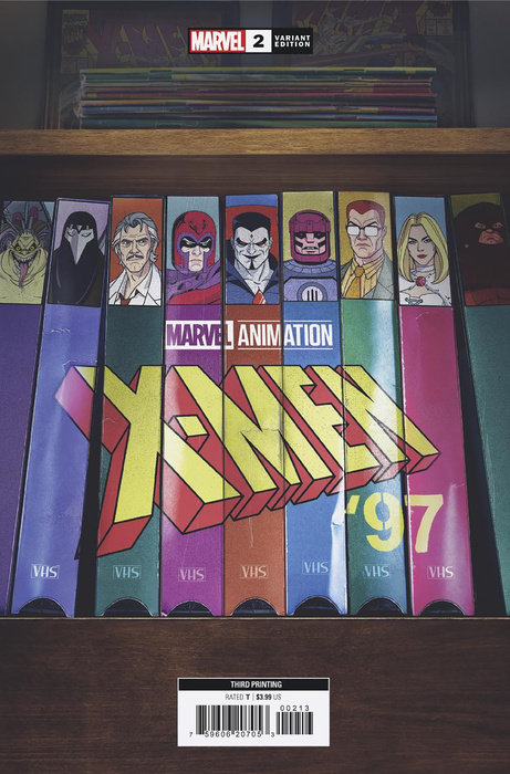X-MEN '97 #2 MARVEL ANIMATION 3RD PRINTING VARIANT