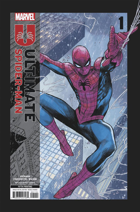 ULTIMATE SPIDER-MAN #1 MARCO CHECCHETTO 5TH PRINTING VARIANT