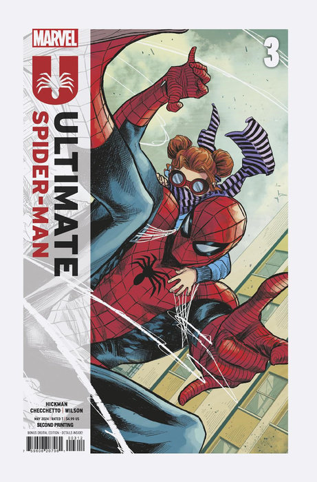 ULTIMATE SPIDER-MAN #3 MARCO CHECCHETTO 2ND PRINTING VARIANT