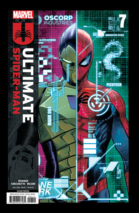 ULTIMATE SPIDER-MAN #7 MARCO CHECCHETTO 2ND PRINTING VARIANT