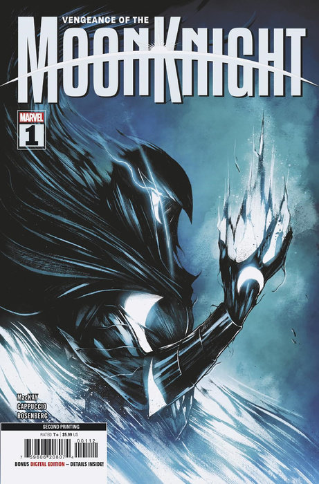 VENGEANCE OF THE MOON KNIGHT 1 ALESSANDRO CAPPUCCIO 2ND PRINTING VARIANT