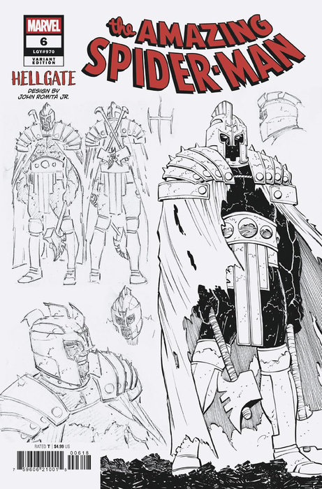 AMAZING SPIDER-MAN #6 JOHN ROMITA JR. DESIGN VARIANT