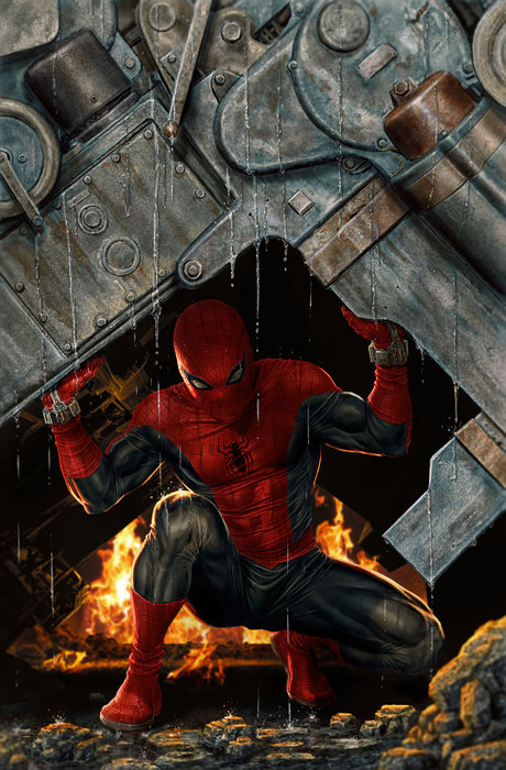 AMAZING SPIDER-MAN #14 LEE BERMEJO AMAZING VISIONS VIRGIN VARIANT
