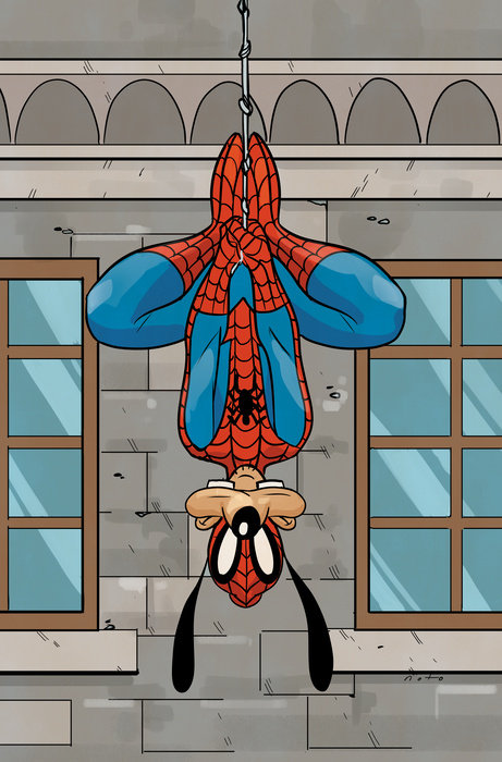 MARVEL & DISNEY: WHAT IF...? GOOFY BECAME SPIDER-MAN #1 PHIL NOTO GOOFY SPIDER-MAN VIRGIN VARIANT