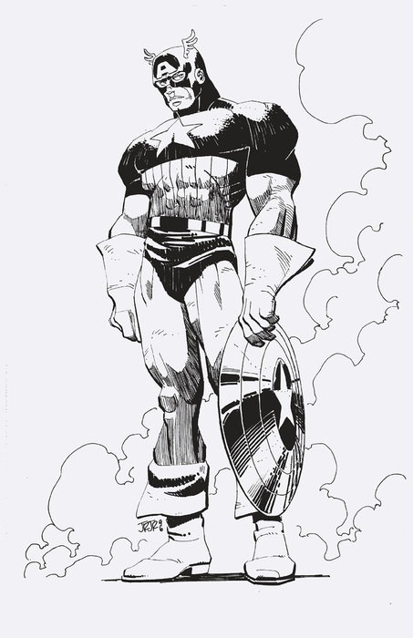 CAPTAIN AMERICA #1 JOHN ROMITA JR. RATIO VIRGIN 2ND PRINTING VARIANT