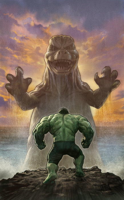 GODZILLA VS. HULK #1 STONEHOUSE VIRGIN VARIANT