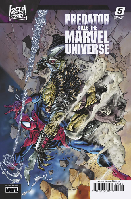 PREDATOR KILLS THE MARVEL UNIVERSE #5 SERGIO DAVILA VARIANT
