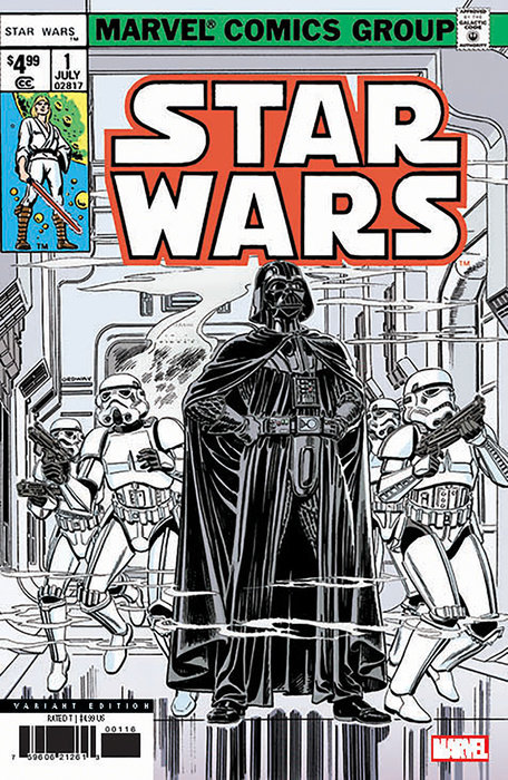 STAR WARS 1977 #1 FACSIMILE EDITION JERRY ORDWAY VARIANT [NEW PRINTING]