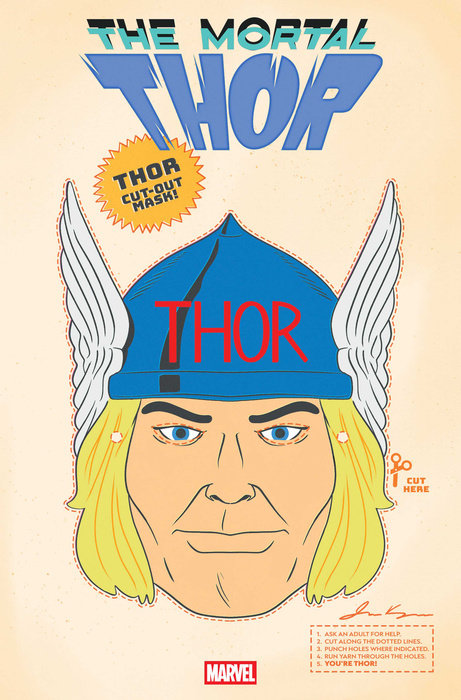 MORTAL THOR #2 RETRO HALLOWEEN MASK VARIANT