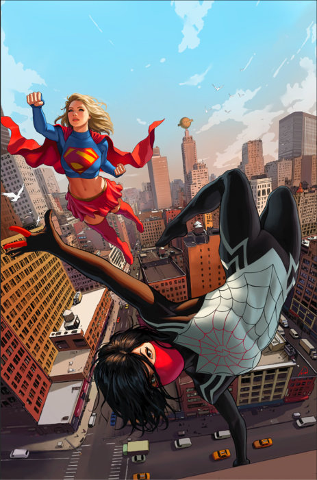 MARVEL/DC: SPIDER-MAN/SUPERMAN #1 IVAN TALAVERA VIRGIN VARIANT