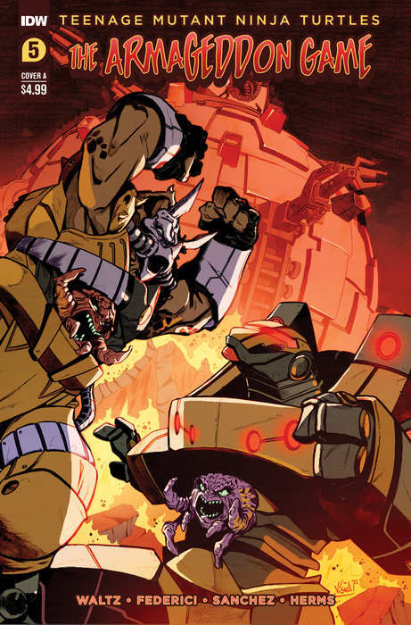 Teenage Mutant Ninja Turtles: The Armageddon Game #5 Variant A (Federici)