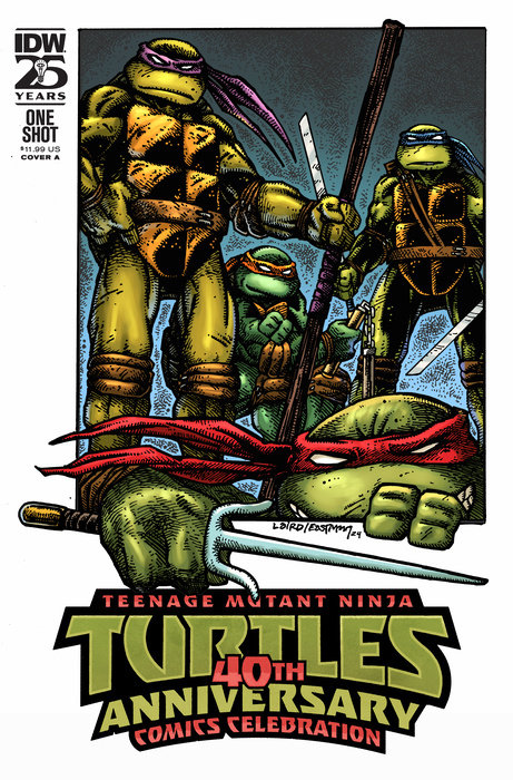 Teenage Mutant Ninja Turtles: 40th Anniversary Comics Celebration Cover A (Laird & Eastman)