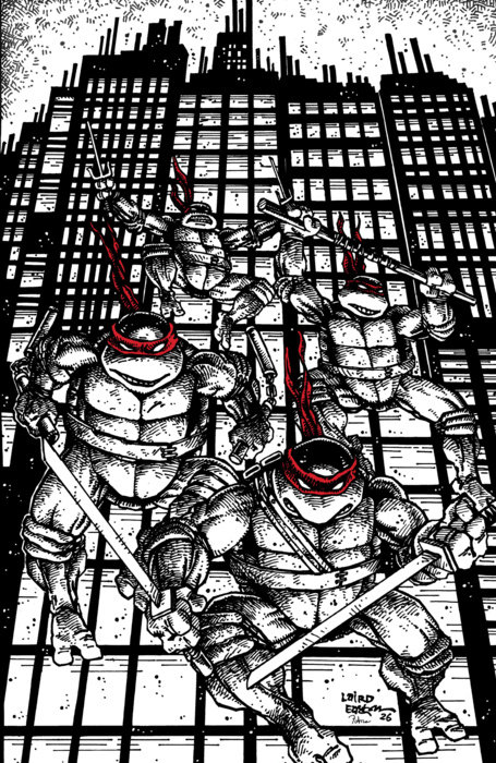 Teenage Mutant Ninja Turtles #20: 300th Issue Special Variant RI (1000) (Eastman & Laird Full Art Signed CGC)