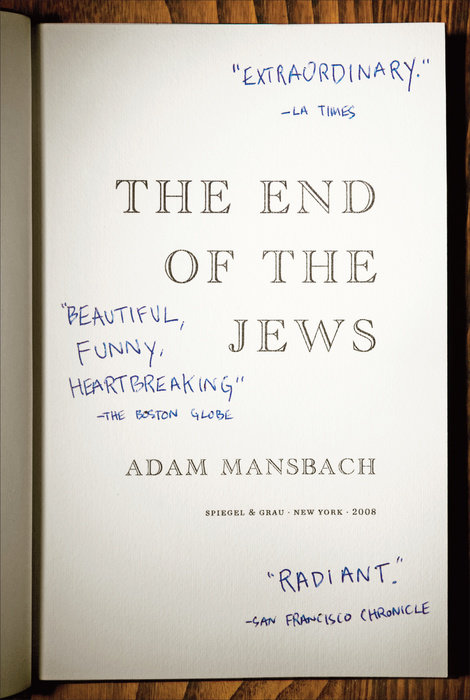 The End of the Jews