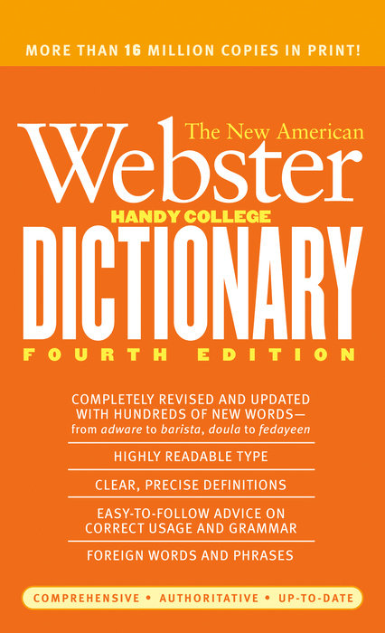 The New American Webster Handy College Dictionary