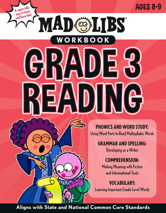 Mad Libs Workbook: Grade 3 Reading