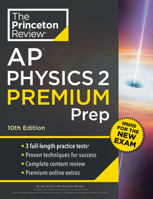 Princeton Review AP Physics 2 Premium Prep, 10th Edition