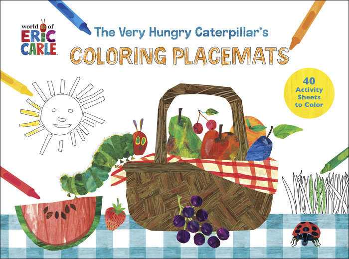 Very Hungry Coloring Placemats