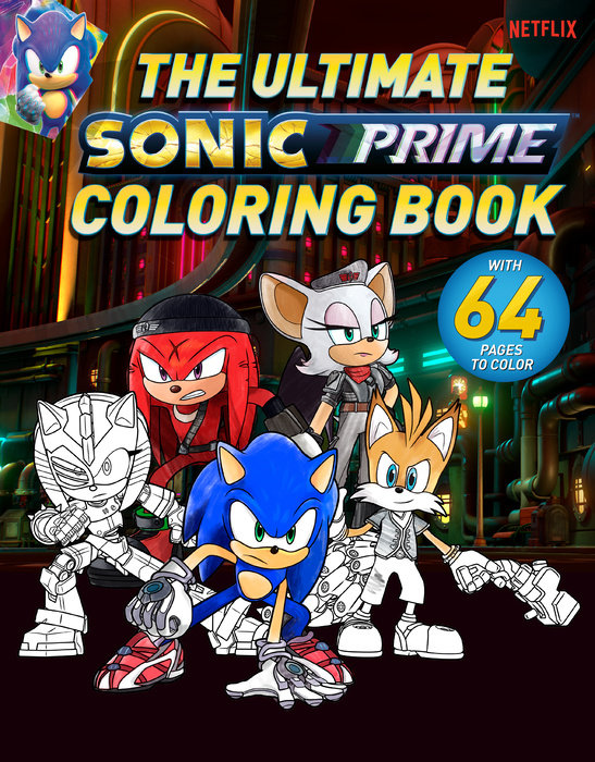 Sonic the Hedgehog: Sonic Prime Sticker & Activity Book : Includes 40+  stickers (Paperback)