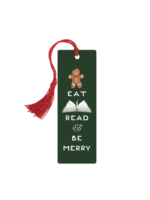 Eat, Read, & Be Merry Bookmark