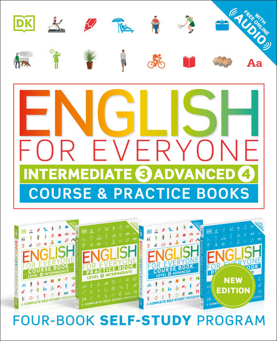 English for Everyone Intermediate and Advanced Box Set