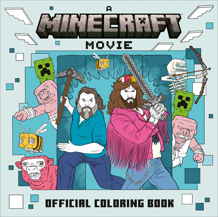 Minecraft Movie Coloring Book