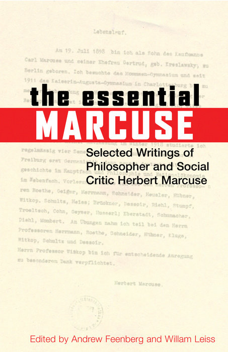 The Essential Marcuse