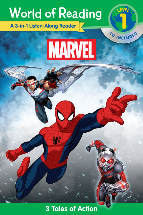 World of Reading: Marvel: Marvel 3-in-1 Listen-Along Reader-World of Reading Level 1