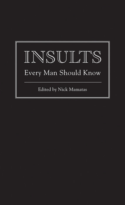 Insults Every Man Should Know