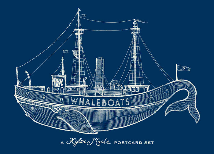 Whaleboats: A Kyler Martz Postcard Set