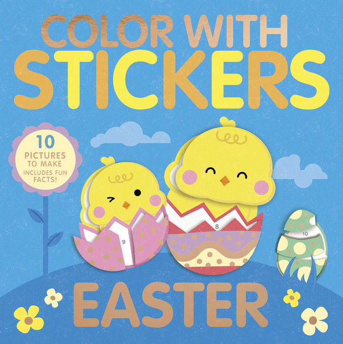 Color With Stickers: Easter