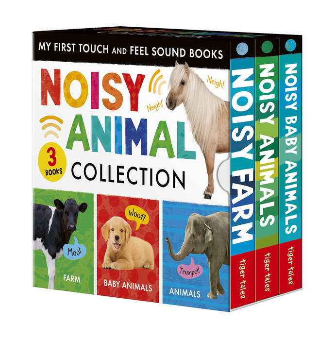 Noisy Animal 3-Book Boxed Set: My First Touch and Feel Sound Books