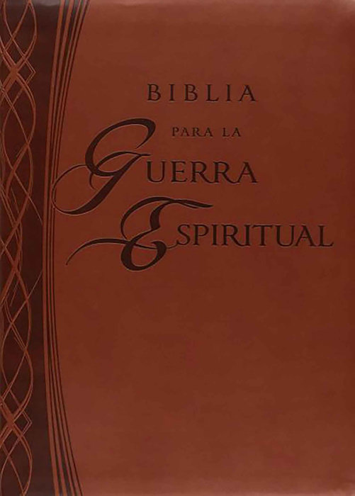 RVR 1960 Biblia para la guerra espiritual - Imitación piel marrón con índice / Spiritual Warfare Bible, Brown Imitation Leather with Index