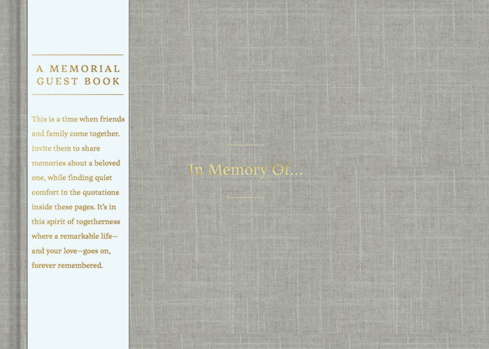 In Memory Of . . .