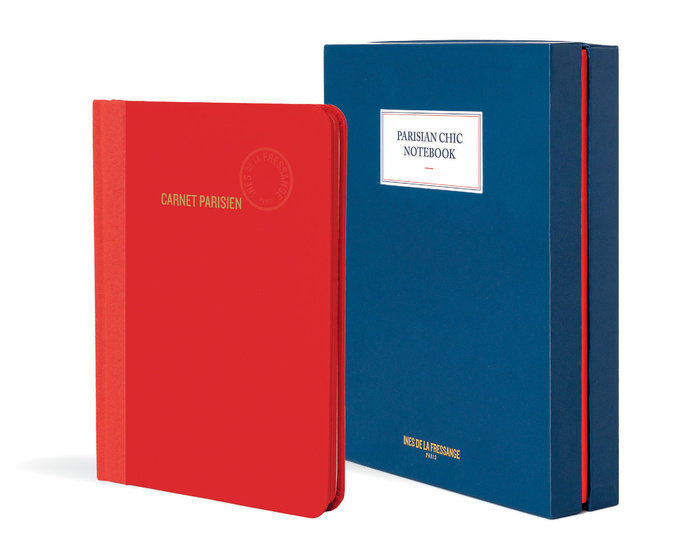 Parisian Chic Notebook (red, large)