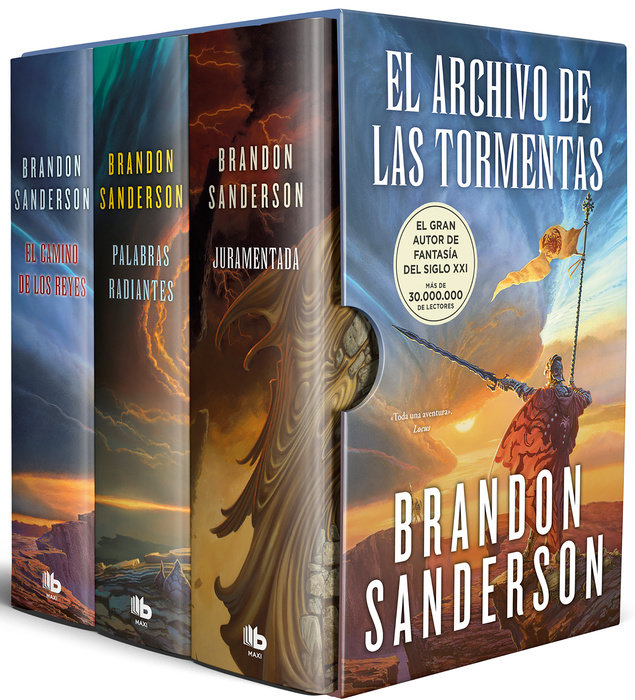 Estuche Archivo de las tormentas / The Stormlight Archive Boxed Set: (The Way of Kings, Words of Radiance, Oathbringer)