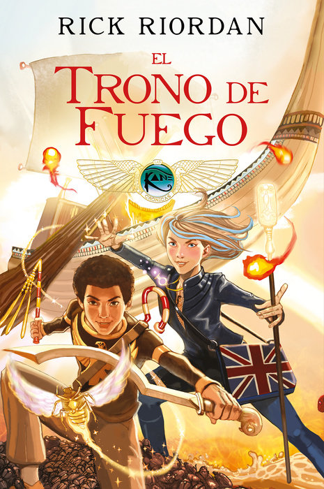 El trono de fuego. Novela gráfica / The Throne of Fire: The Graphic Novel