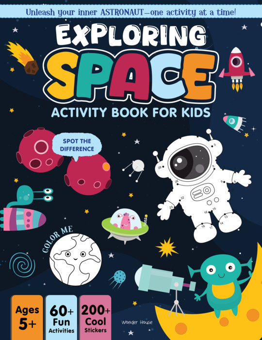 Exploring Space Activity Book For Kids