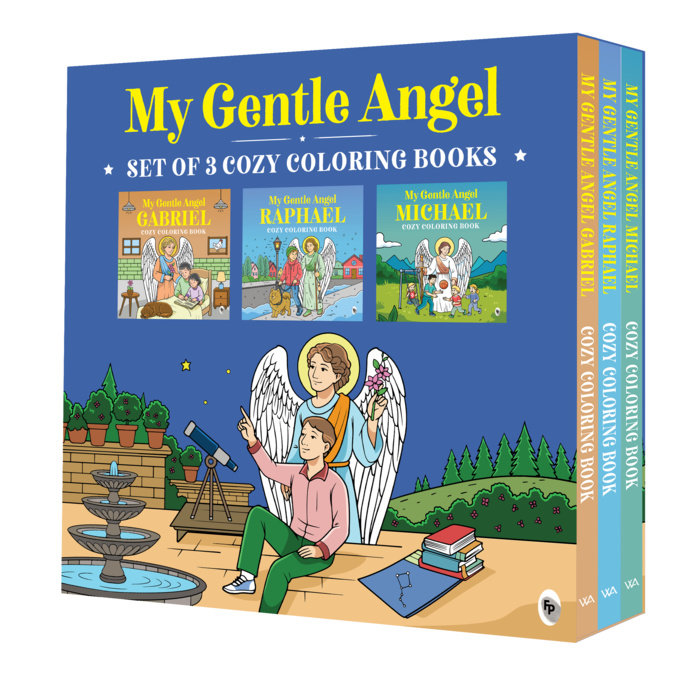 My Gentle Angel: Set of 3 Cozy Coloring Books