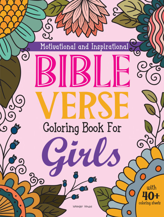 Motivational and Inspirational Bible Verses Coloring Book For Girls