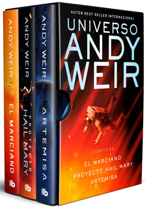 Universo Andy Weir (edición estuche: El marciano / Proyecto Hail Mary / Artemisa) / Andy Weir Universe (Box Set: The Martian / Project Hail Mary / Artemis)
