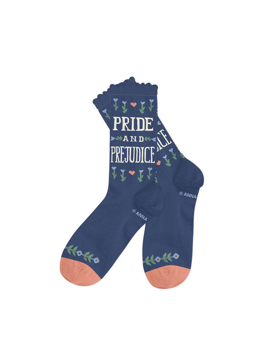 Puffin in Bloom: Pride and Prejudice Socks - Small