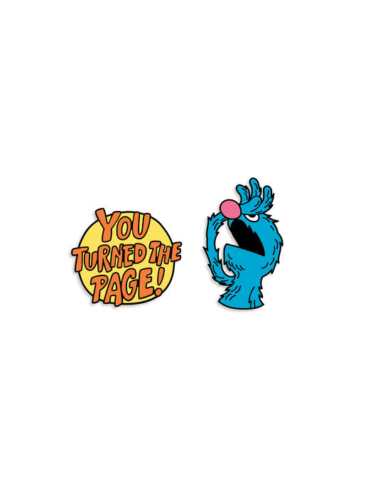 Sesame Street: The Monster at the End of This Book Enamel Pin Set