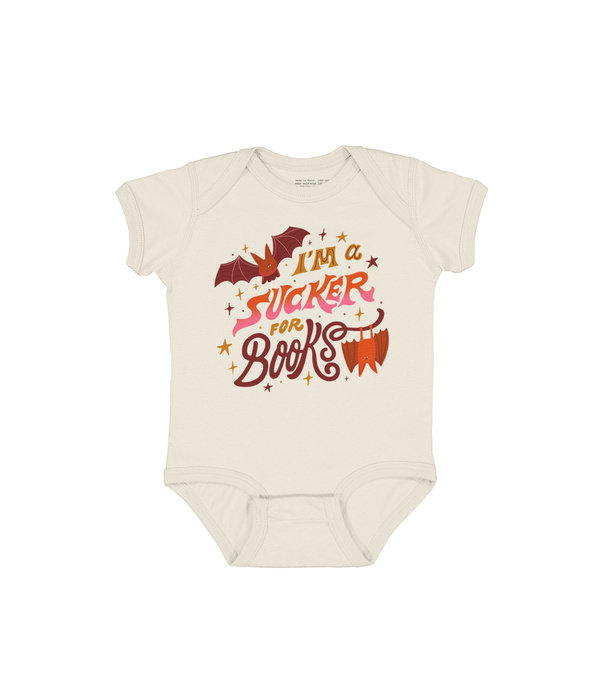 I'm a Sucker for Books Baby Bodysuit - 6 Mo